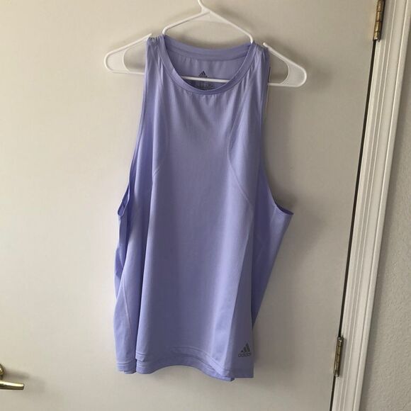 Adidas Primegreen Running Tank Size XL NWT Violet Tone - Picture 1 of 7